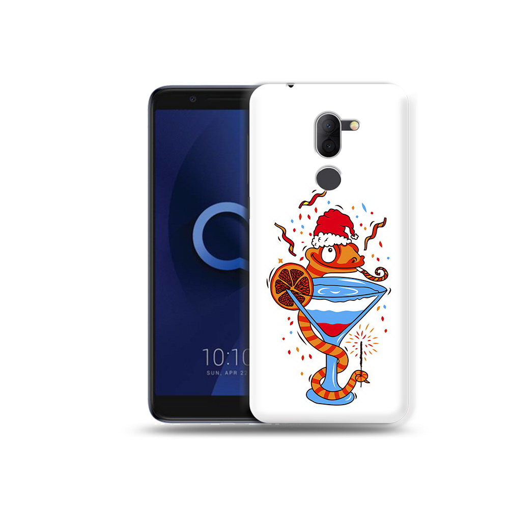 

Чехол MyPads Tocco для Alcatel 3X змейка (PT112114.674.364), Прозрачный, Tocco