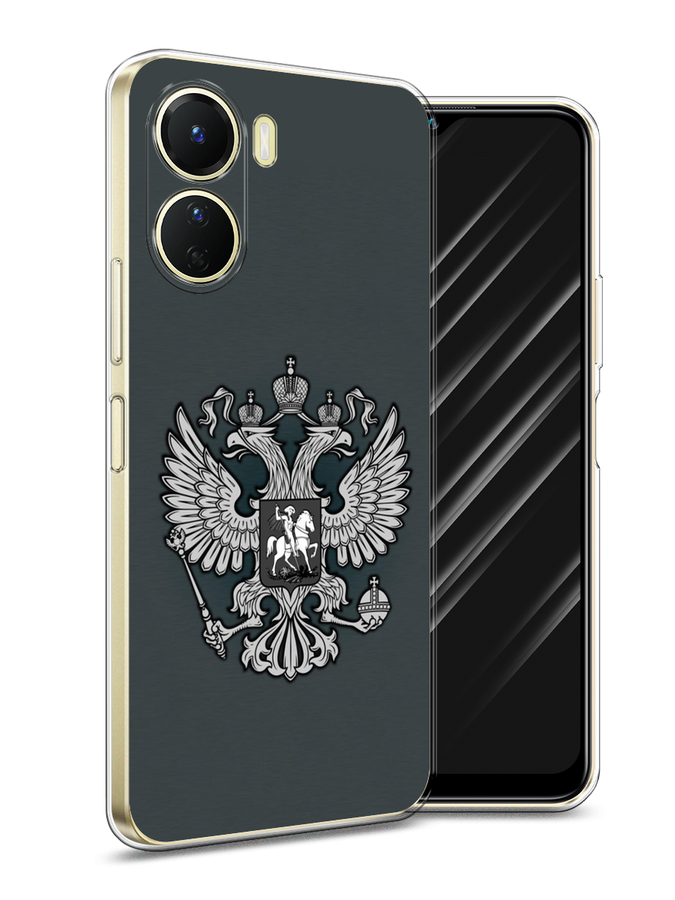 

Чехол Awog на Vivo Y16 "Герб России серый", 267850-5