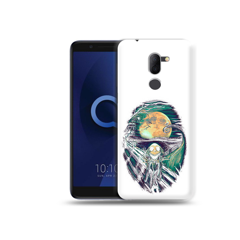 

Чехол MyPads Tocco для Alcatel 3X зубастое существо абстракция (PT112114.674.370), Прозрачный, Tocco