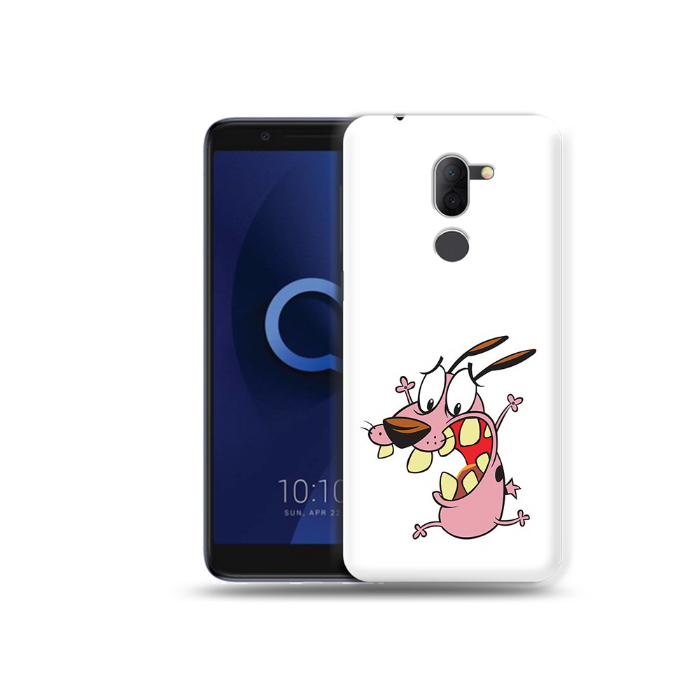 

Чехол MyPads Tocco для Alcatel 3X зубастый бобик (PT112114.674.371), Прозрачный, Tocco