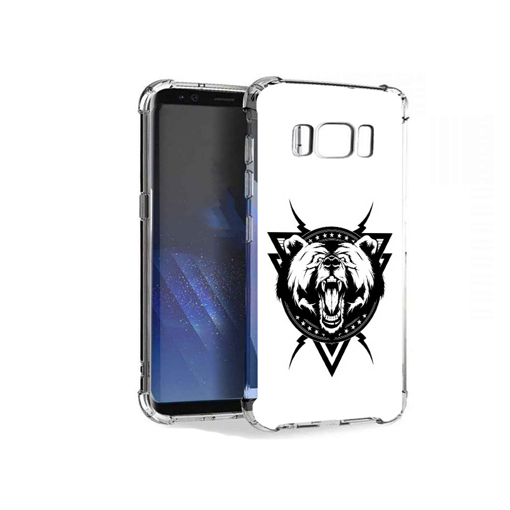 

Чехол MyPads Tocco для Samsung Galaxy S8+ медведь в треугольнике, Tocco
