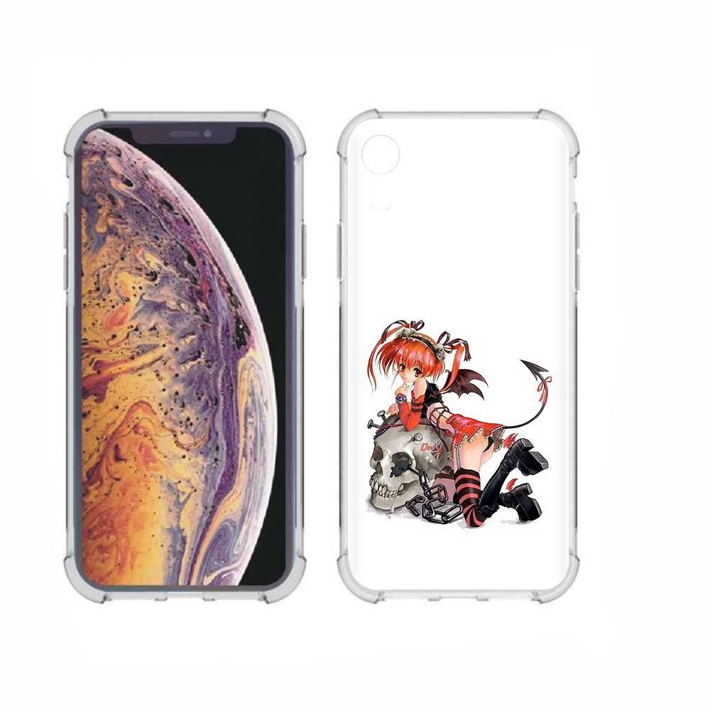 

Чехол MyPads Tocco для Apple iPhone XR аниме, Прозрачный, Tocco