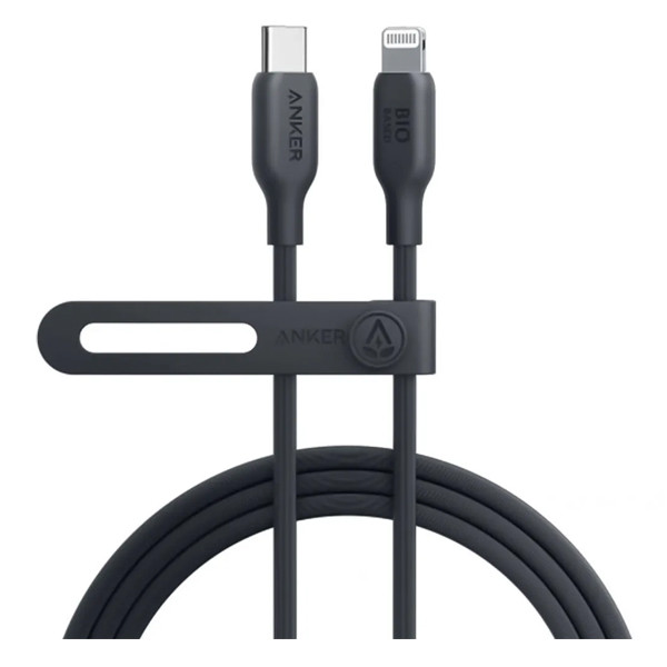 Кабель для смартфона Lightning-USB Type-C Anker 542 0.9м черный