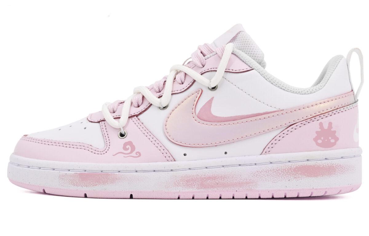 

Кеды унисекс Nike Court Borough 2 CNY GS белые 39 EU, Белый, Court Borough 2 CNY GS