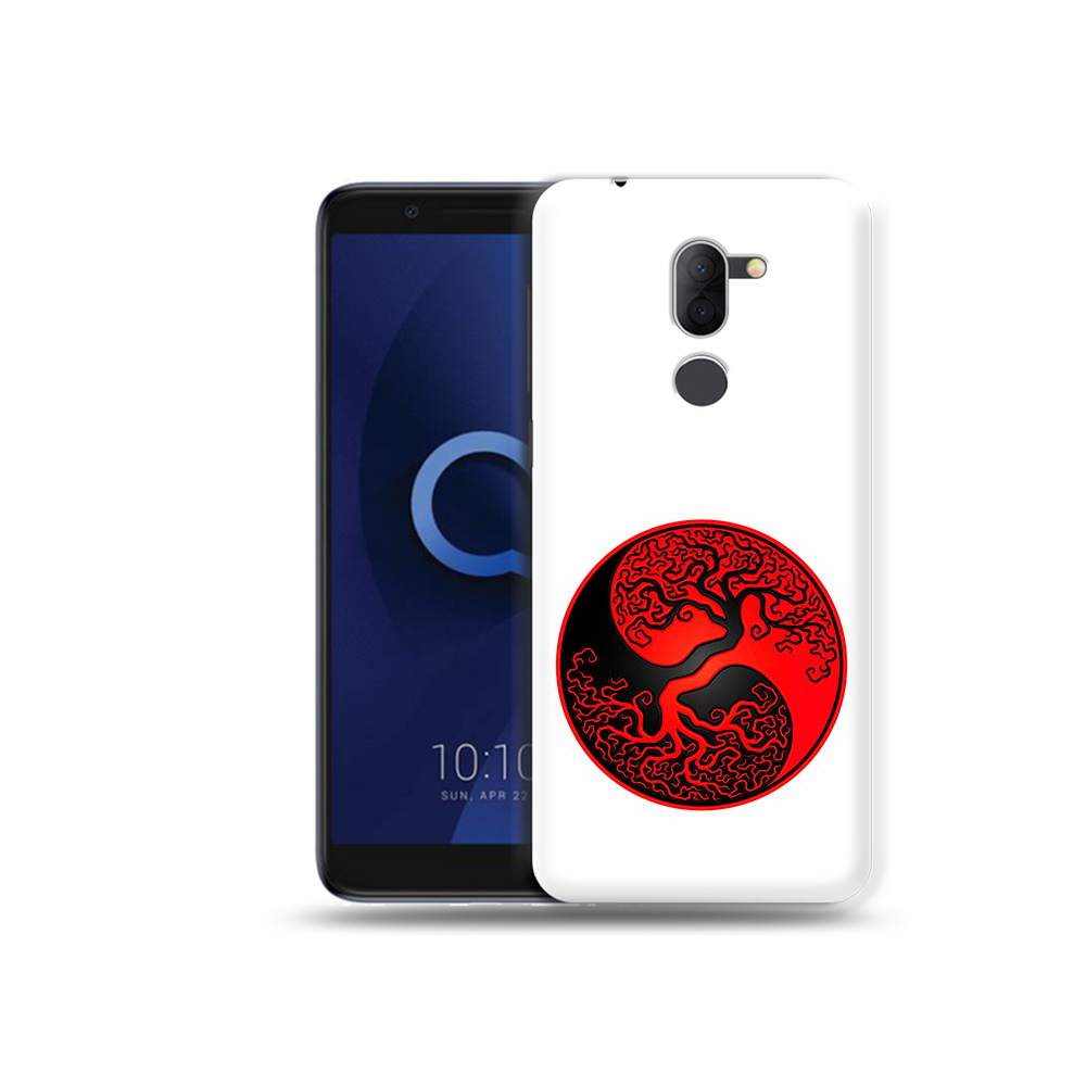 

Чехол MyPads Tocco для Alcatel 3X инь янь дерево (PT112114.674.379), Прозрачный, Tocco