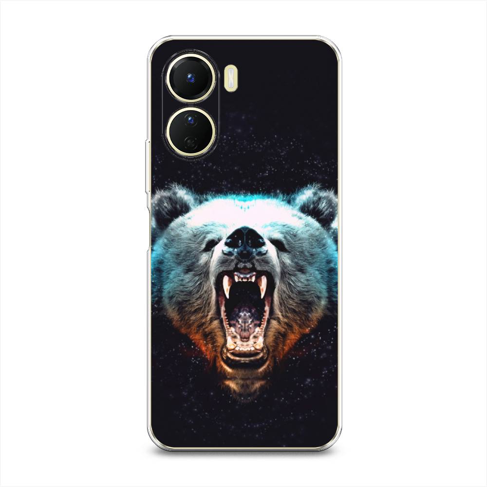 

Чехол Awog на Vivo Y16 "Медведь", Коричневый;голубой;черный, 267850-2
