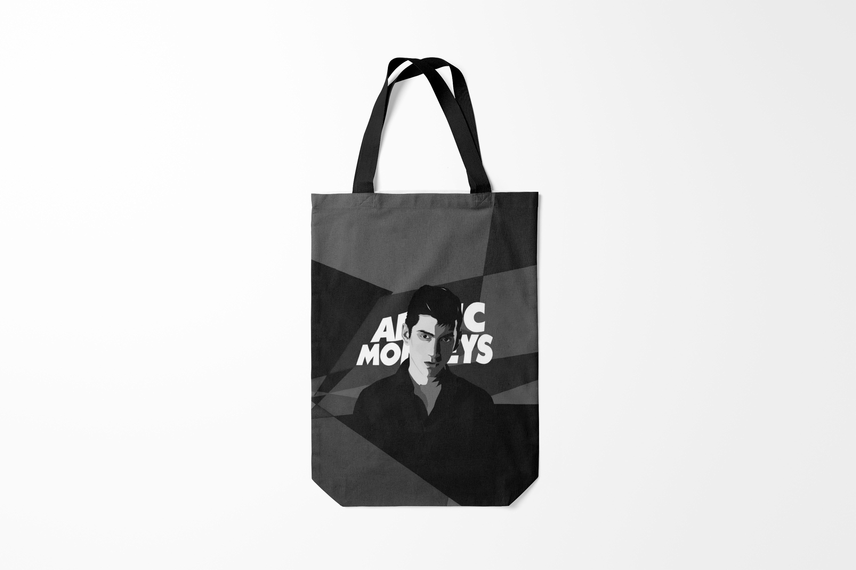 

Сумка шoппер унисекс Burnettie Arctic Monkeys Солист, серый, Arctic Monkeys Солист