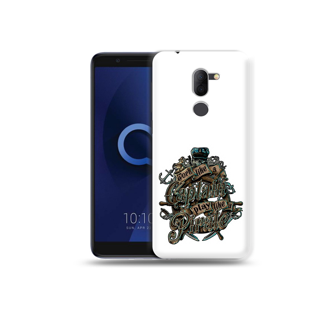 

Чехол MyPads Tocco для Alcatel 3X капитан пиратов (PT112114.674.385), Прозрачный, Tocco