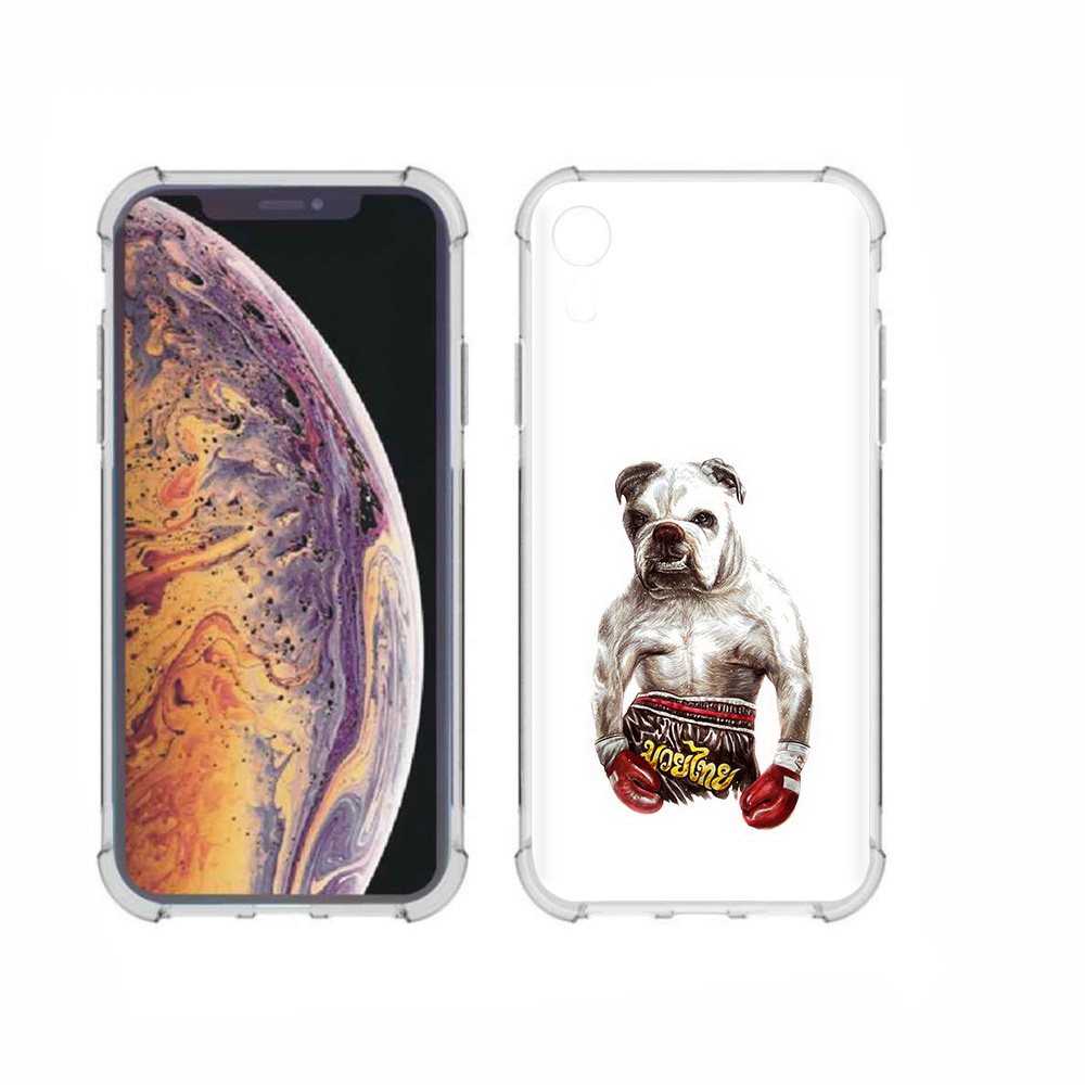 

Чехол MyPads Tocco для Apple iPhone XR боксер, Прозрачный, Tocco