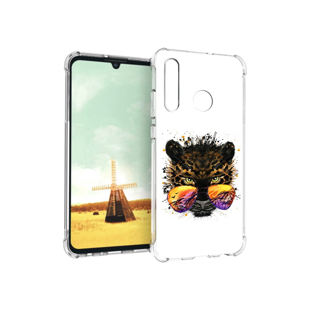 

Чехол MyPads Tocco для Huawei P Smart+ тропический леопард, Прозрачный, Tocco