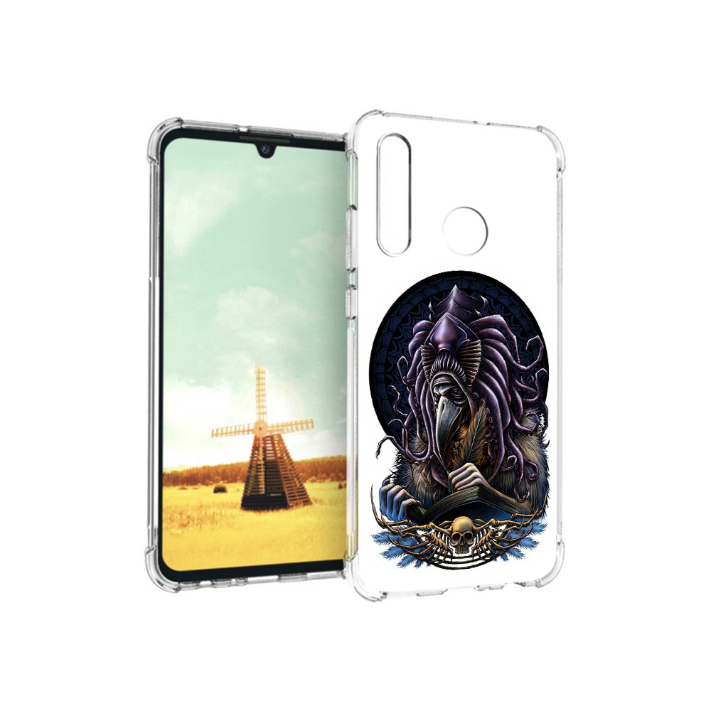 

Чехол MyPads Tocco для Huawei P Smart+ умный ворон, Прозрачный, Tocco
