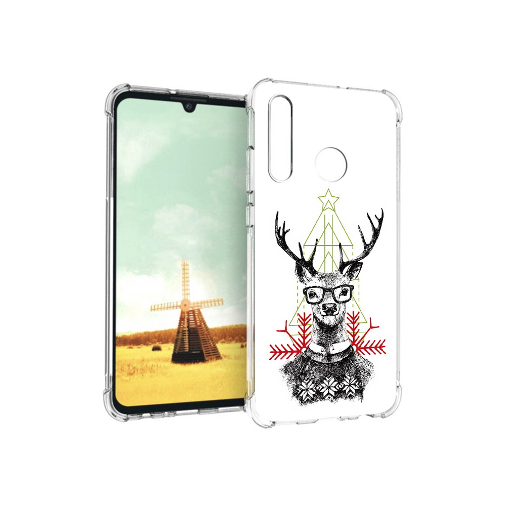 

Чехол MyPads Tocco для Huawei P Smart+ умный олень, Прозрачный, Tocco