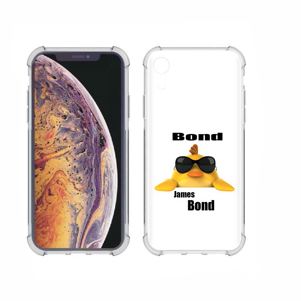 

Чехол MyPads Tocco для Apple iPhone XR бонд, Прозрачный, Tocco