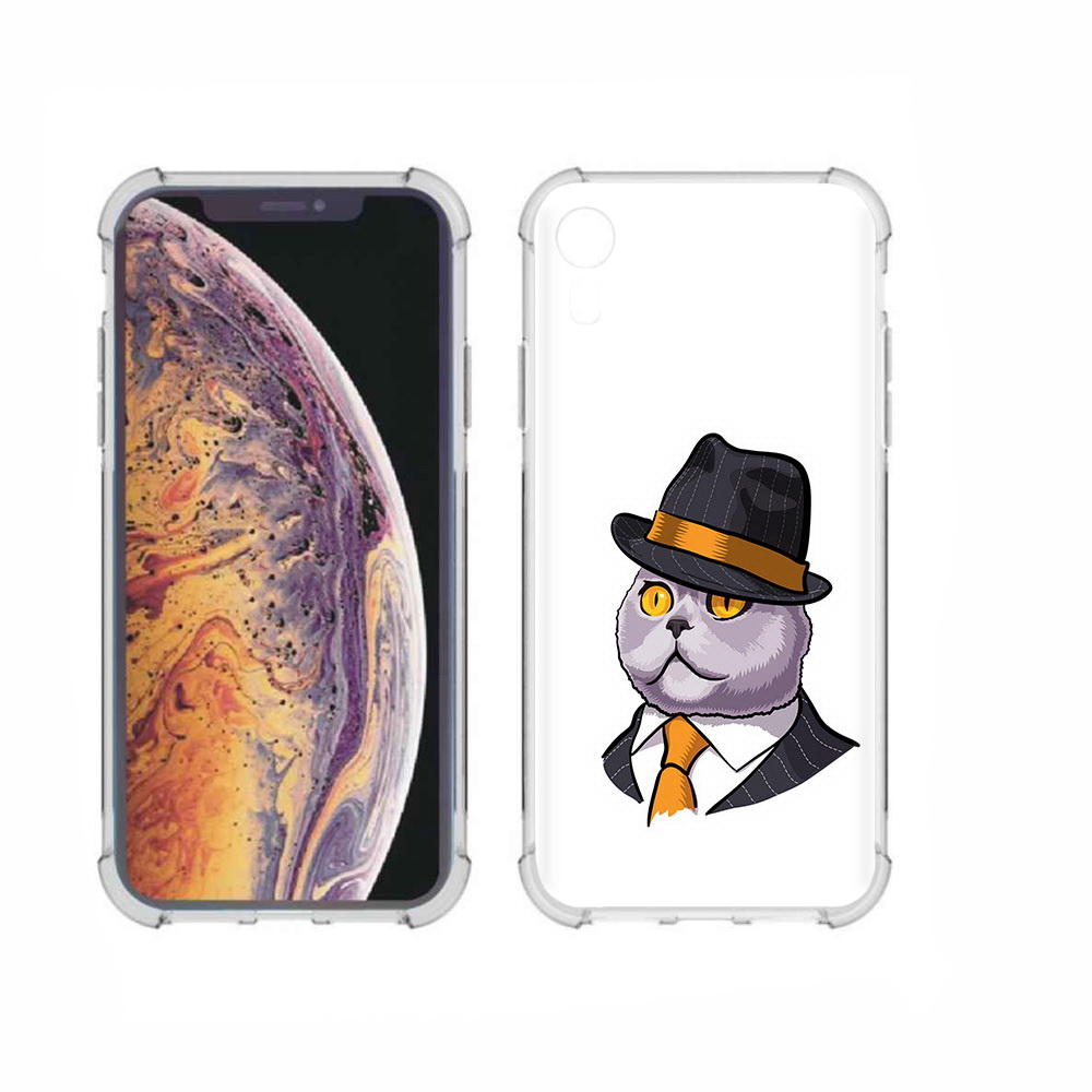 

Чехол MyPads Tocco для Apple iPhone XR британец, Прозрачный, Tocco