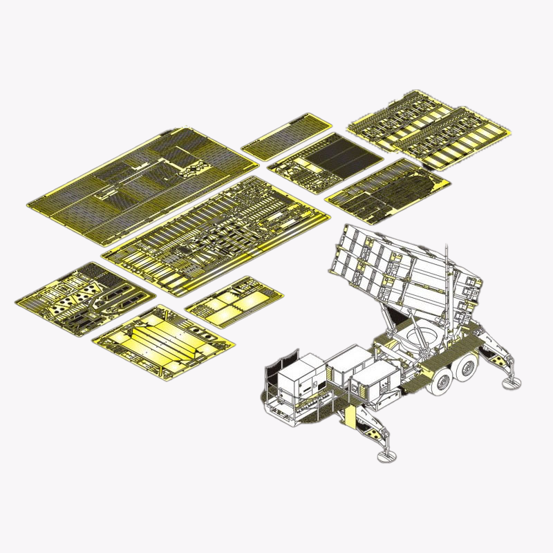 

Фототравление Voyager Model 1/35 для Современной американской ЗРК MIM-104F Patriot PE35933, Однотонный