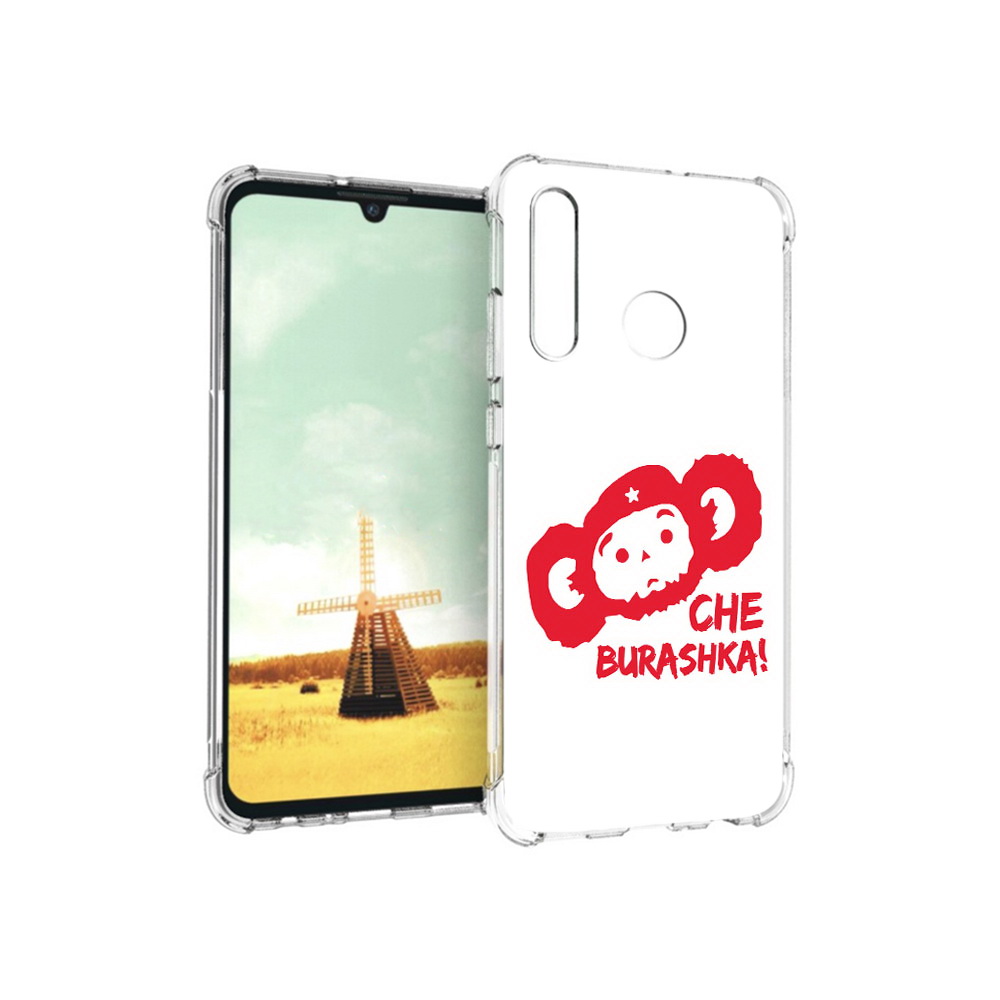 

Чехол MyPads Tocco для Huawei P Smart+ чебурашка, Прозрачный, Tocco