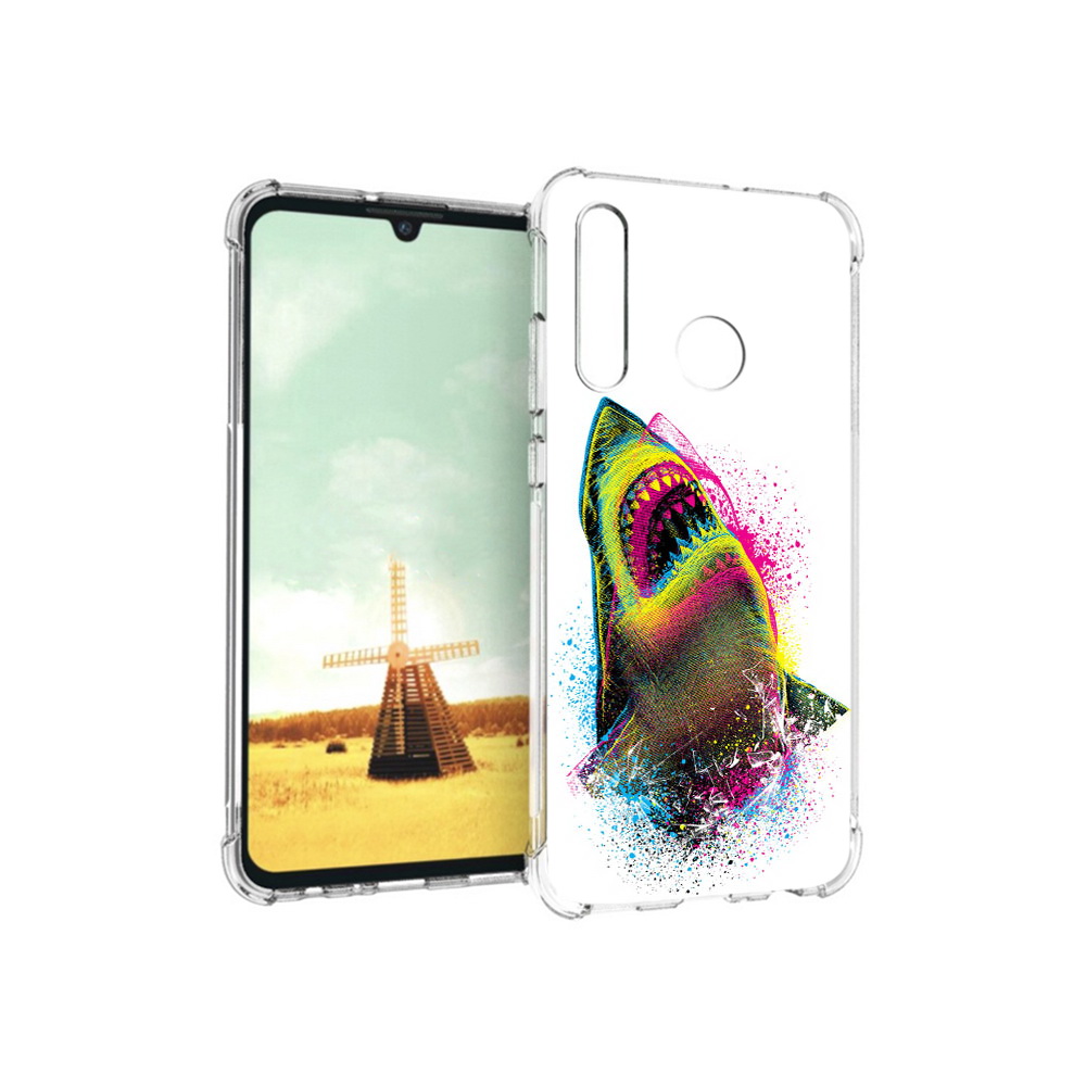 

Чехол MyPads Tocco для Huawei P Smart+ челюсти-2, Прозрачный, Tocco
