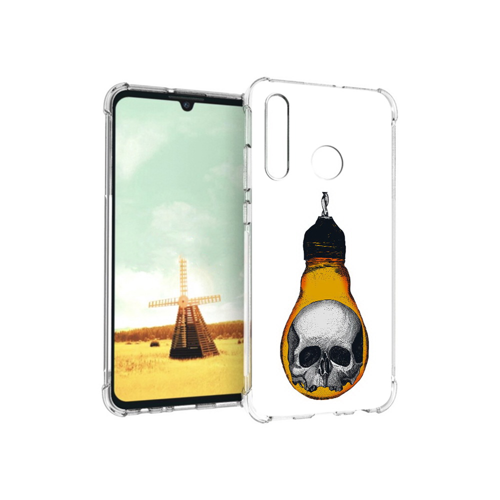 

Чехол MyPads Tocco для Huawei P Smart+ череп в лампочке, Прозрачный, Tocco