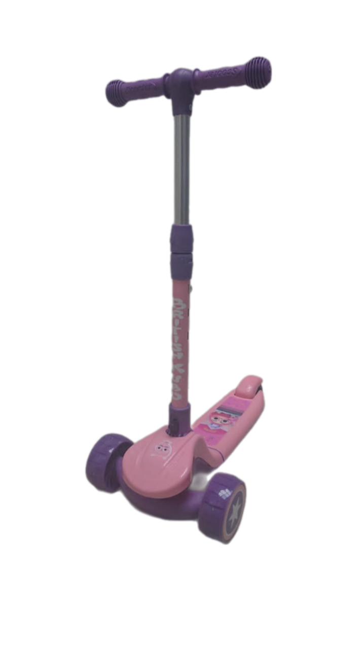 Детский самокат Luxmom YL-M1 розово-фиолетовый