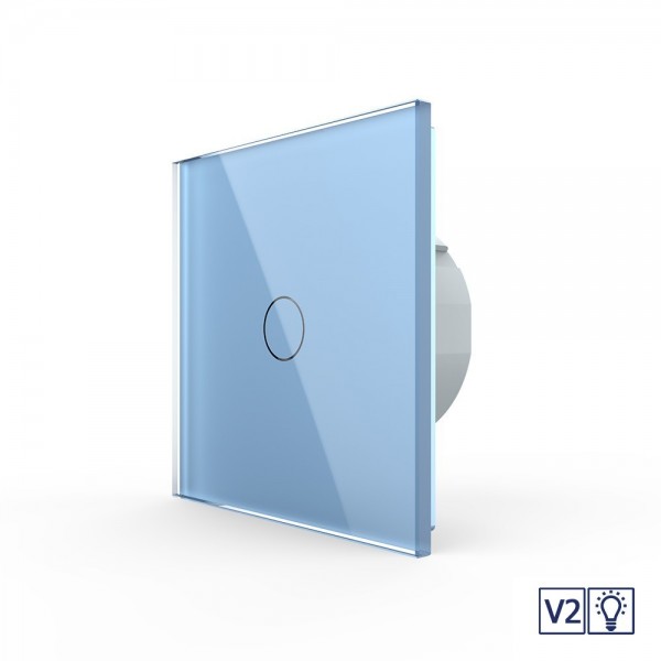 

VL-C701D-V2-19 Сенсорный диммер LIVOLO версия 2, 1 клавиша 1 пост Синий, Сенсорный диммер LIVOLO версия 2, 1 клавиша 1 пост Синий