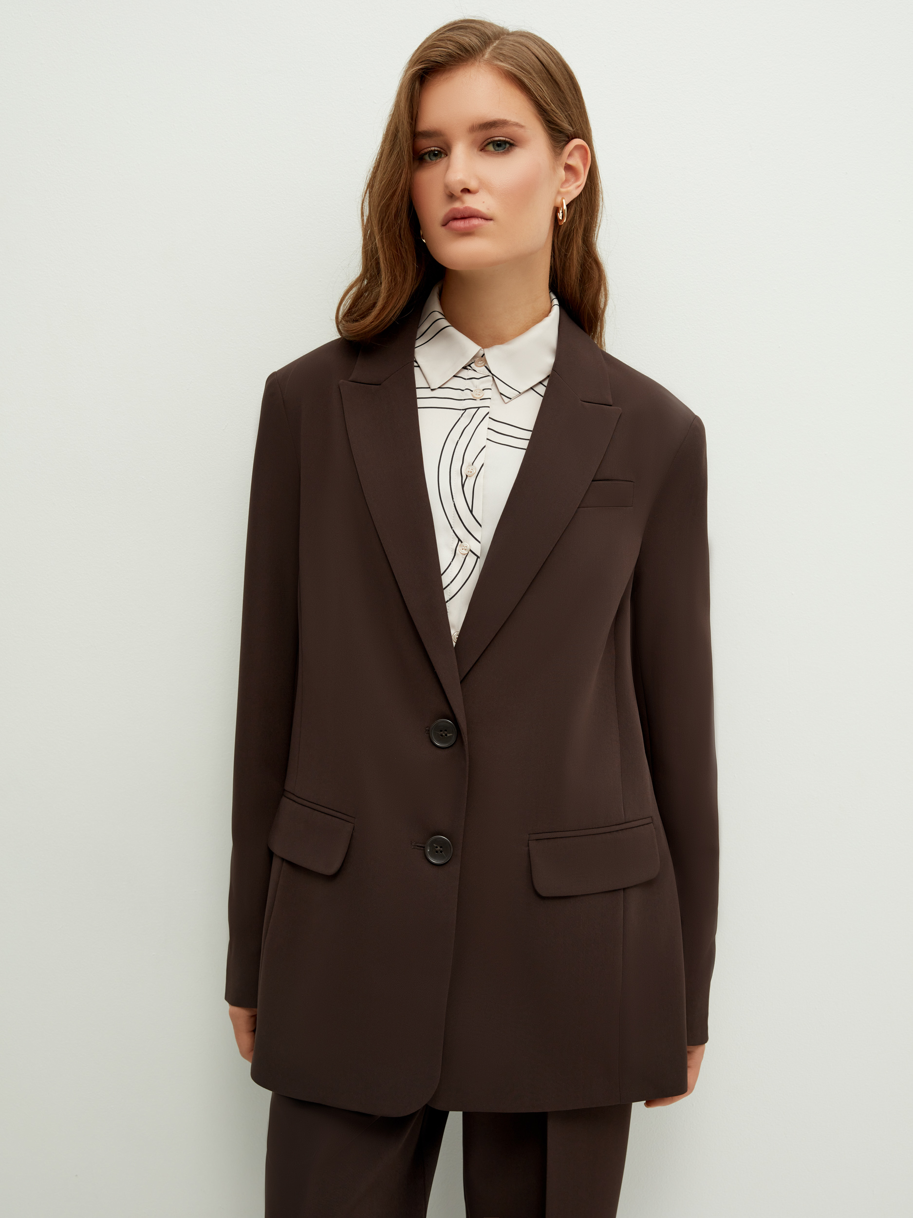 

Жакет женский ZARINA 2368242632-27 коричневый 2XL, 2368242632-27
