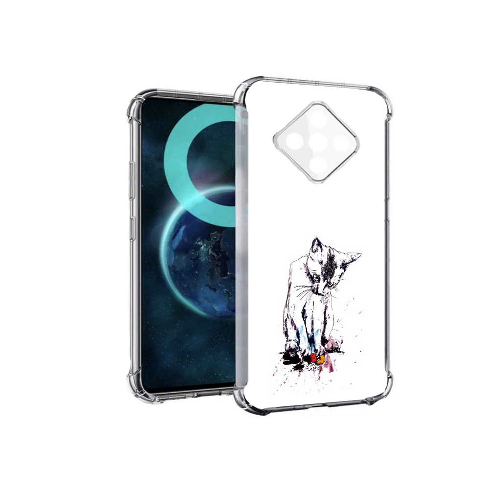 

Чехол MyPads кот и микки для Infinix Zero 8, Прозрачный, Tocco