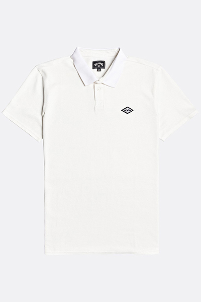 

Футболка-поло мужская Skooled Polo Pique Billabong белая XS, Skooled Polo Pique