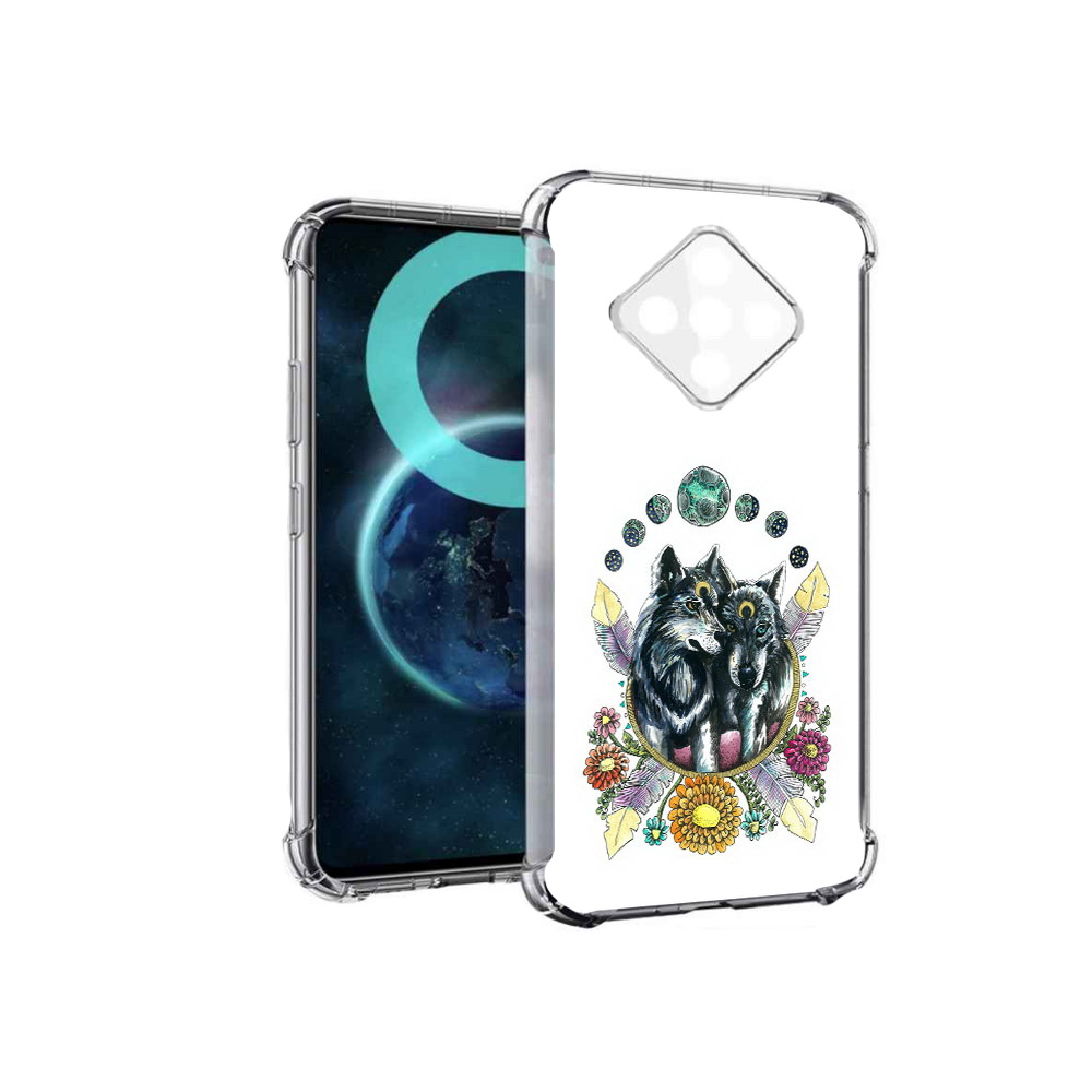 

Чехол MyPads красивые волки абстракция для Infinix Zero 8, Прозрачный, Tocco