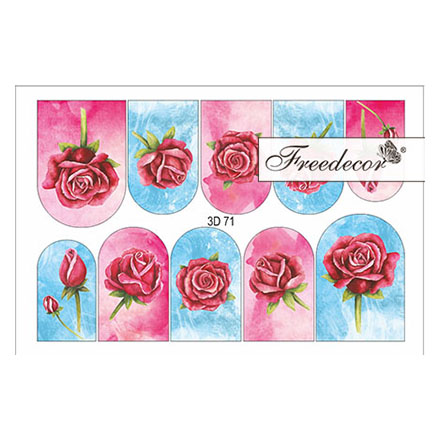 

Набор, Freedecor, 3D-слайдер №71, 2 шт., Разноцветный