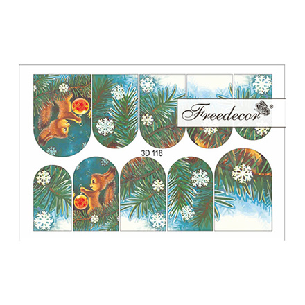 

Набор, Freedecor, 3D-слайдер №118, 2 шт., Разноцветный