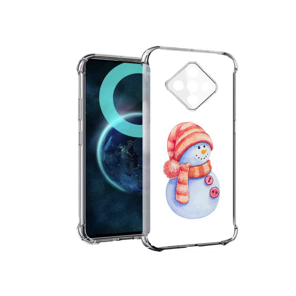 

Чехол MyPads Веселый снеговик для Infinix Zero 8, Прозрачный, Tocco