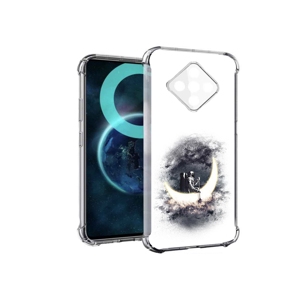 

Чехол MyPads лунный путешественник для Infinix Zero 8, Прозрачный, Tocco
