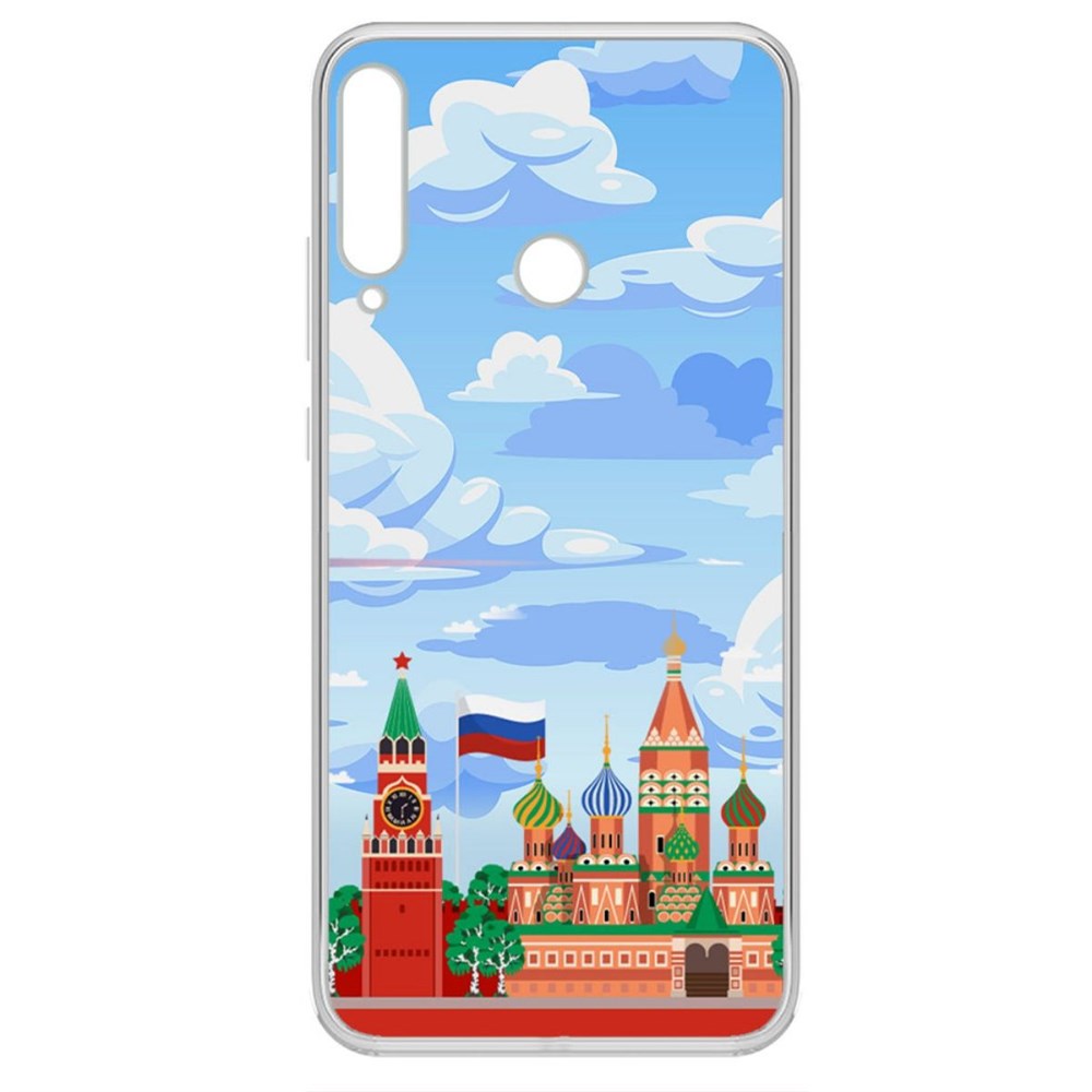 

Чехол-накладка Krutoff Clear Case Красная Площадь для Honor 9C
