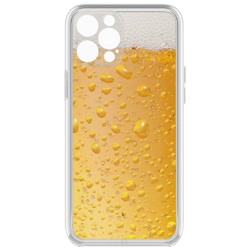 

Чехол-накладка Krutoff Clear Case Пенное для iPhone 12 Pro с защитой камеры, Прозрачный