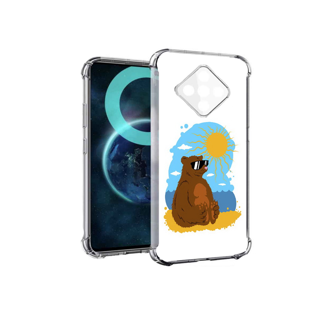 

Чехол MyPads медведь на чиле для Infinix Zero 8, Прозрачный, Tocco