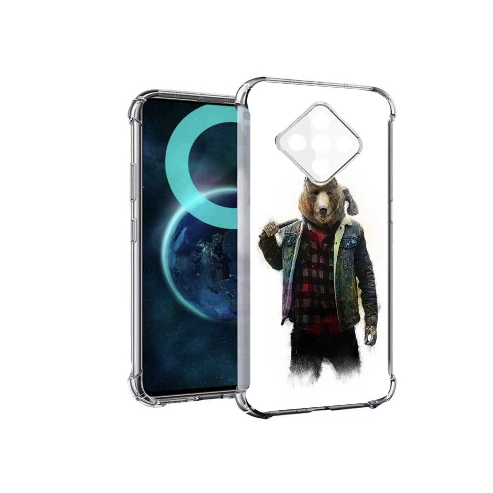 

Чехол MyPads медведь с топором для Infinix Zero 8, Прозрачный, Tocco