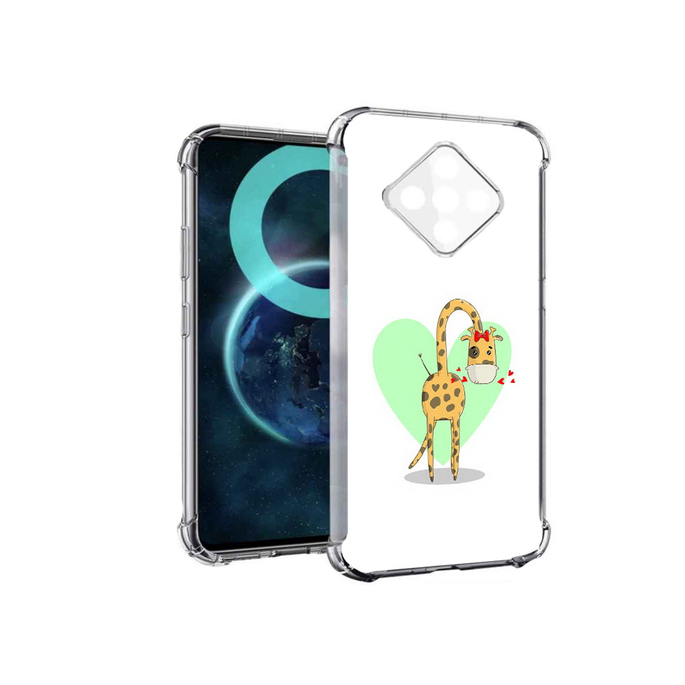 

Чехол MyPads Влюбленный жираф 14 февраля для Infinix Zero 8, Прозрачный, Tocco