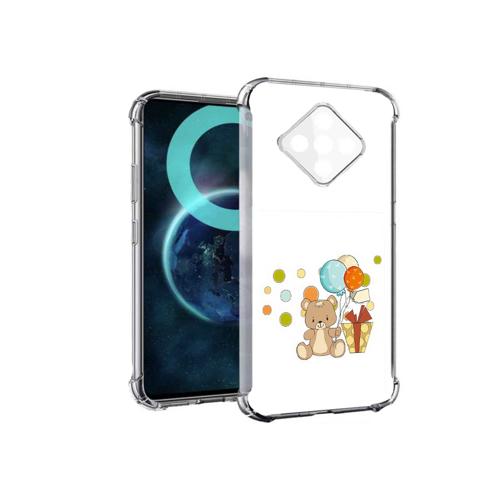 

Чехол MyPads медвеженок с подарком для Infinix Zero 8, Прозрачный, Tocco