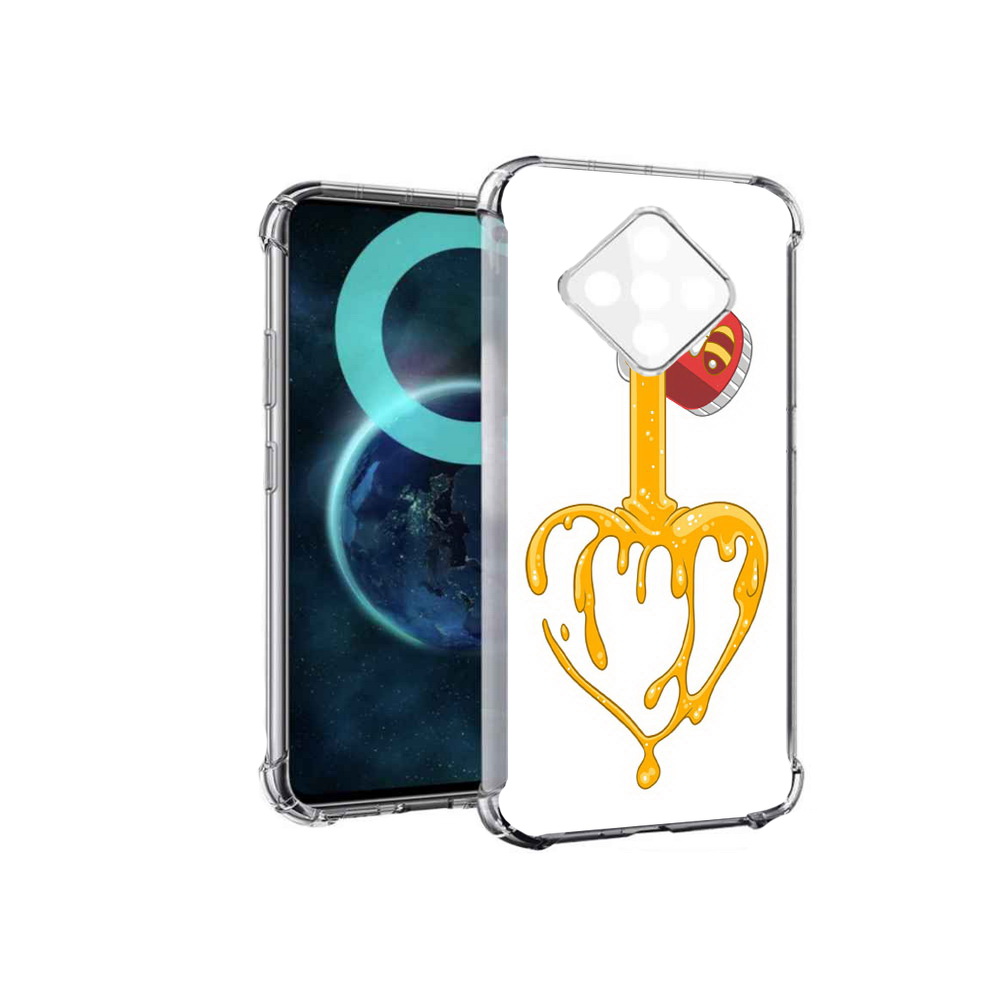 

Чехол MyPads медовое сердце для Infinix Zero 8, Прозрачный, Tocco
