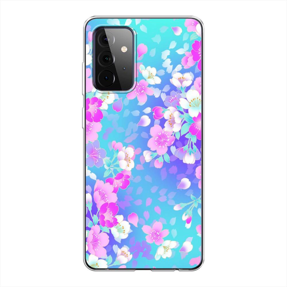 

Чехол Awog на Samsung Galaxy A72 / Самсунг A72 "Яблоневые цветы", Разноцветный, 2101950-8