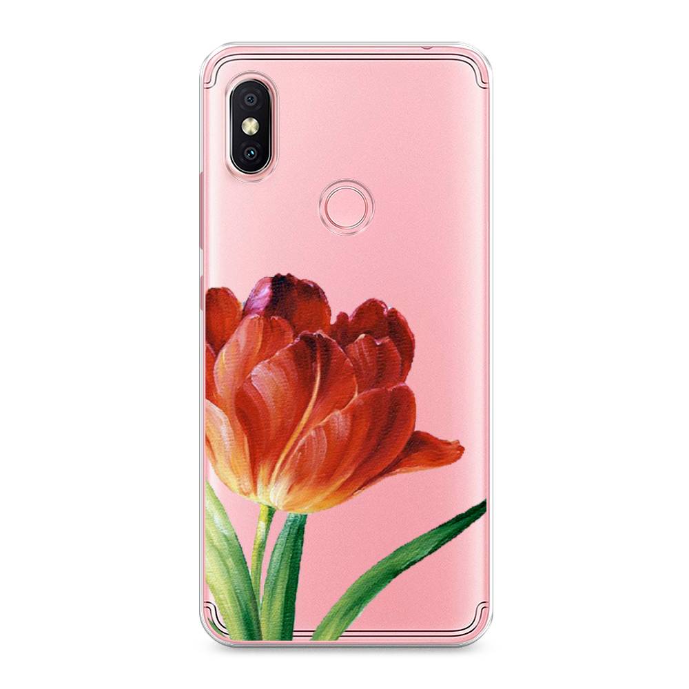 

Чехол Awog на Xiaomi Redmi S2 (Redmi Y2) "Красный тюльпан", Разноцветный, 33650-8