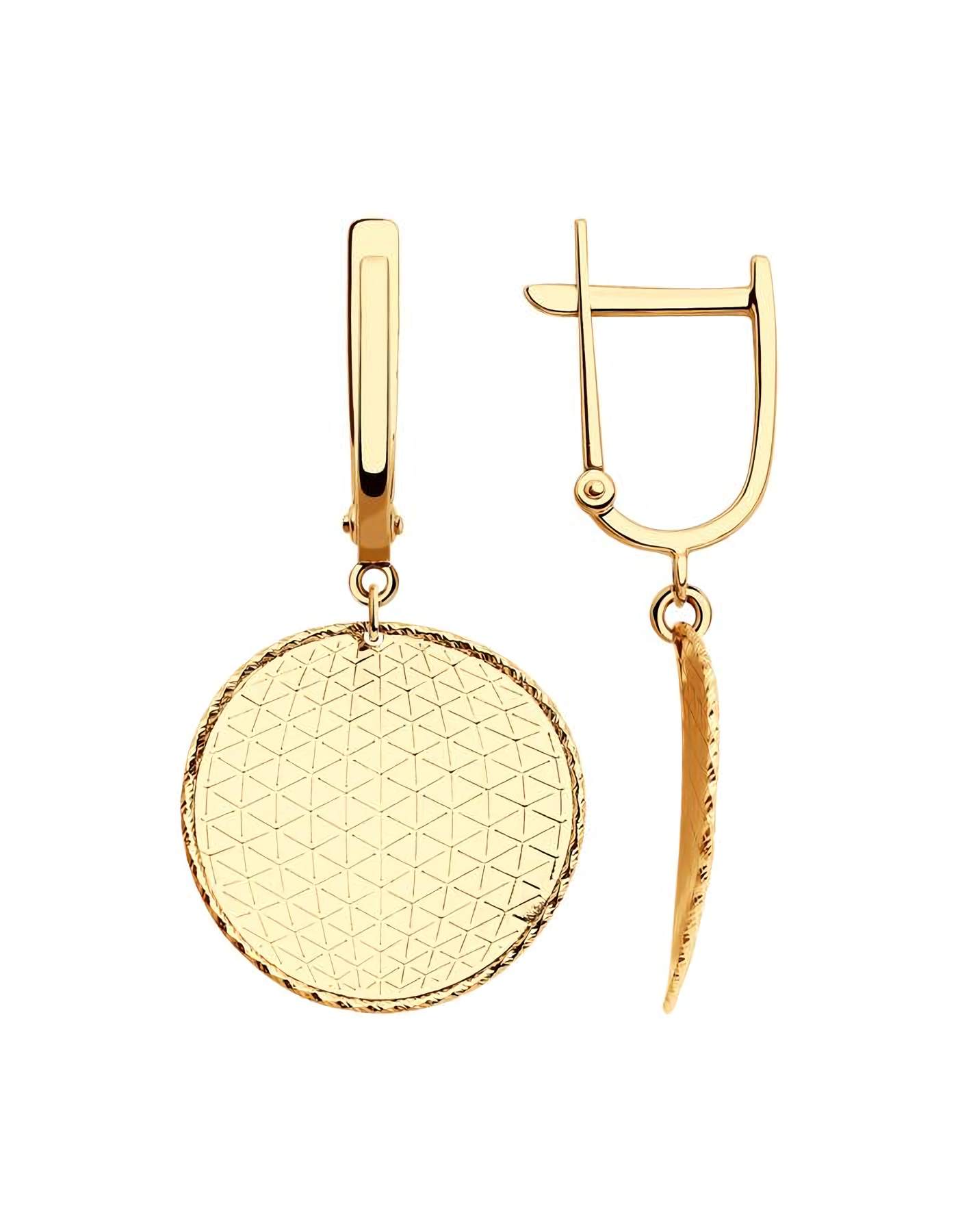 

Серьги подвески из золота TEO MAORI 928087, 928087