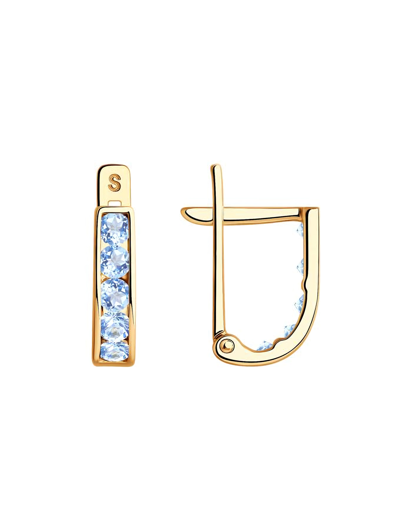 

Серьги из золота TEO MAORI 921500, фианит, 921500