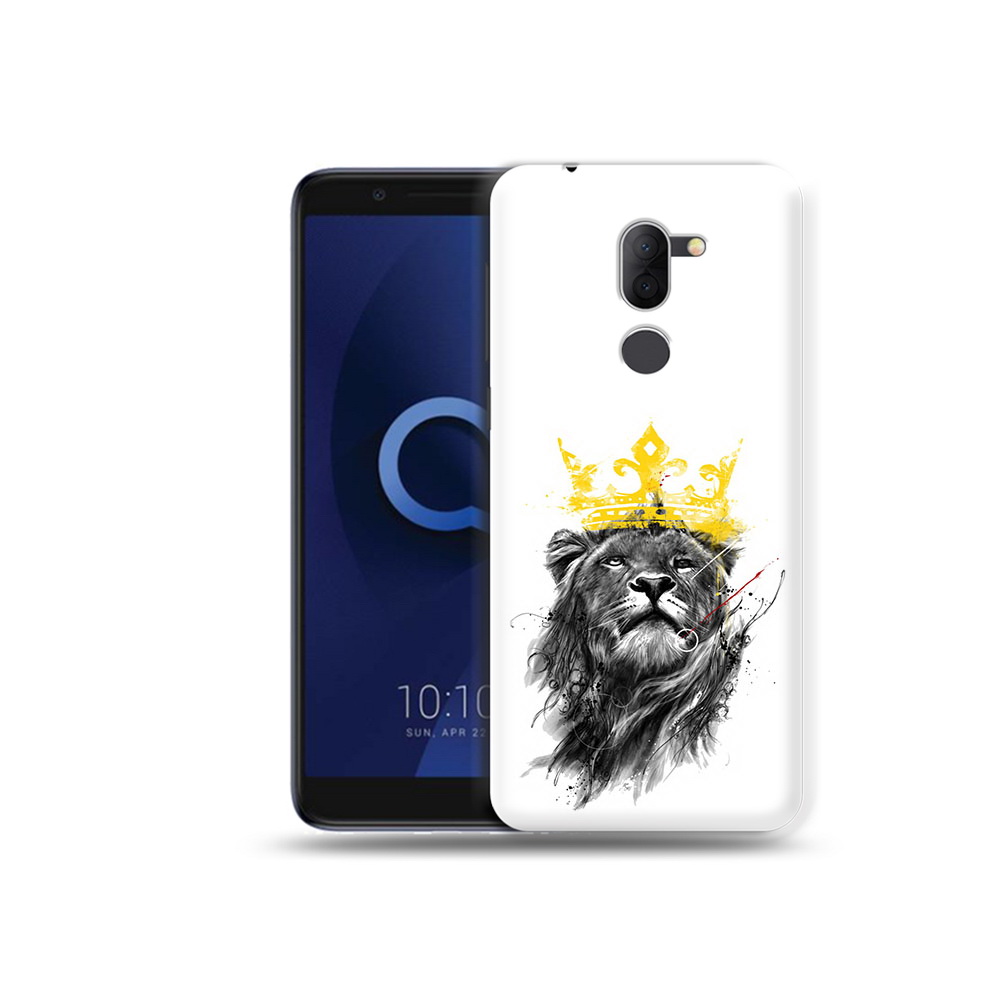 

Чехол MyPads Tocco для Alcatel 3X король-лев (PT112114.674.391), Прозрачный, Tocco