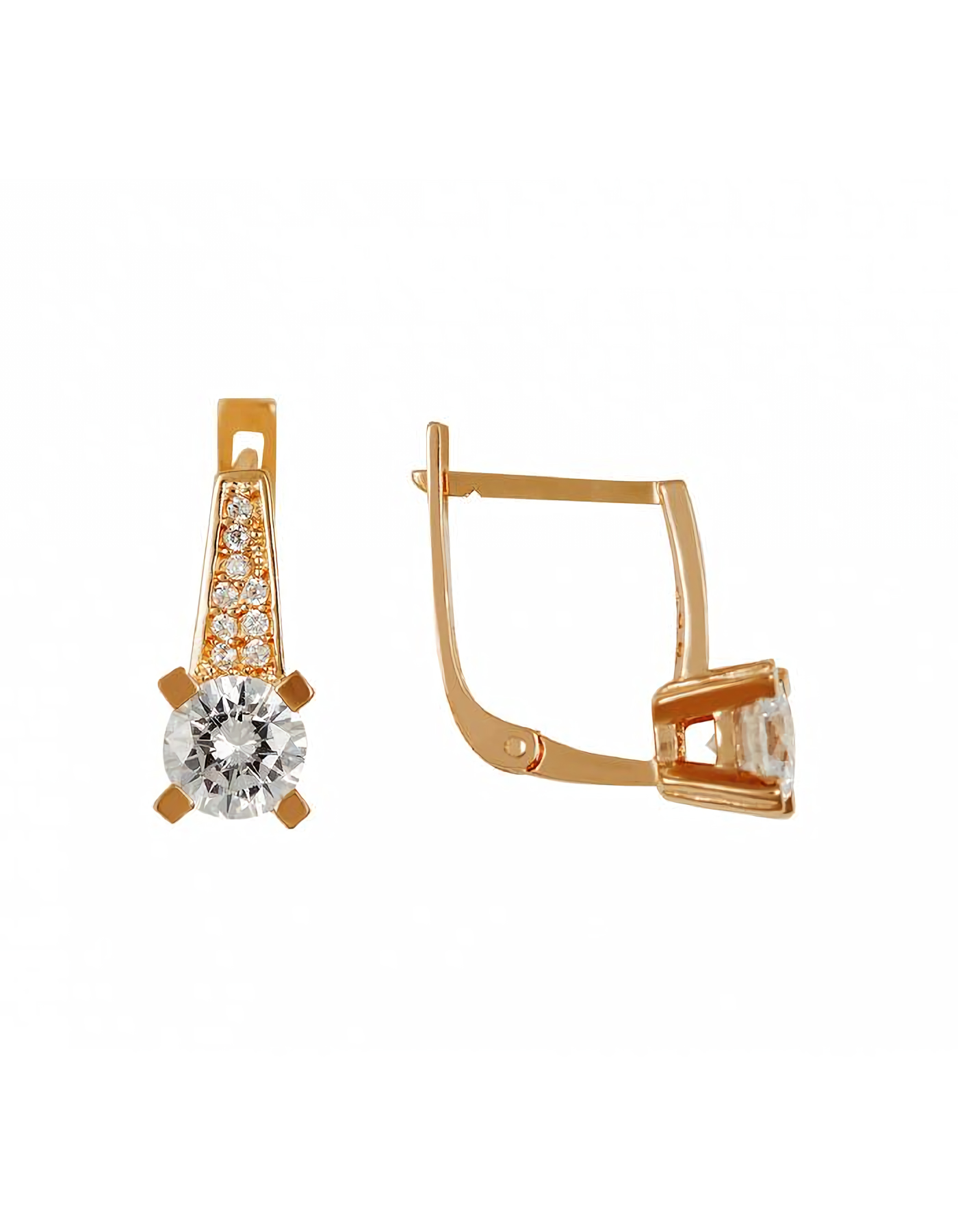 

Серьги из золота TEO MAORI 973387, фианит, 973387