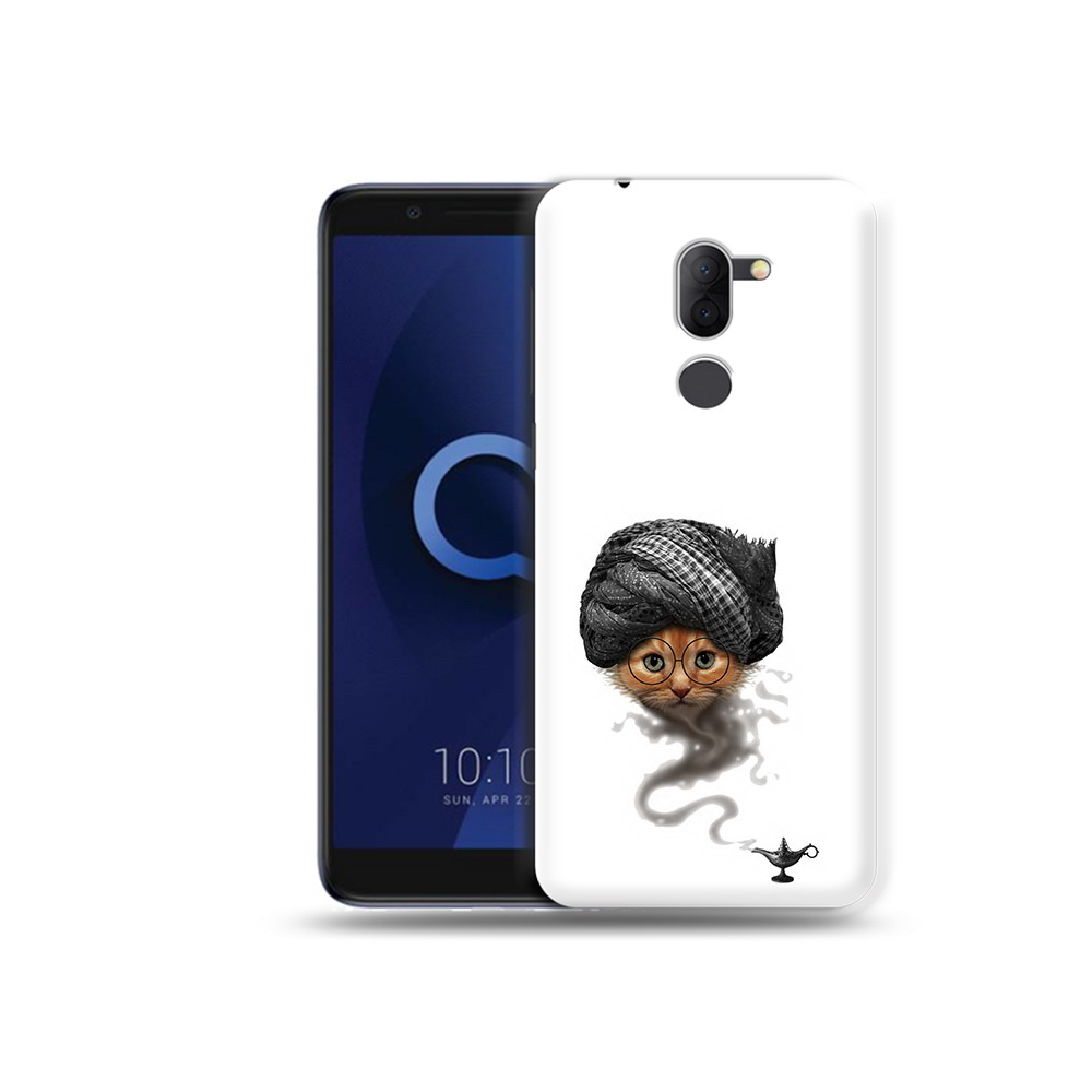 

Чехол MyPads Tocco для Alcatel 3X кот джин (PT112114.674.398), Прозрачный, Tocco