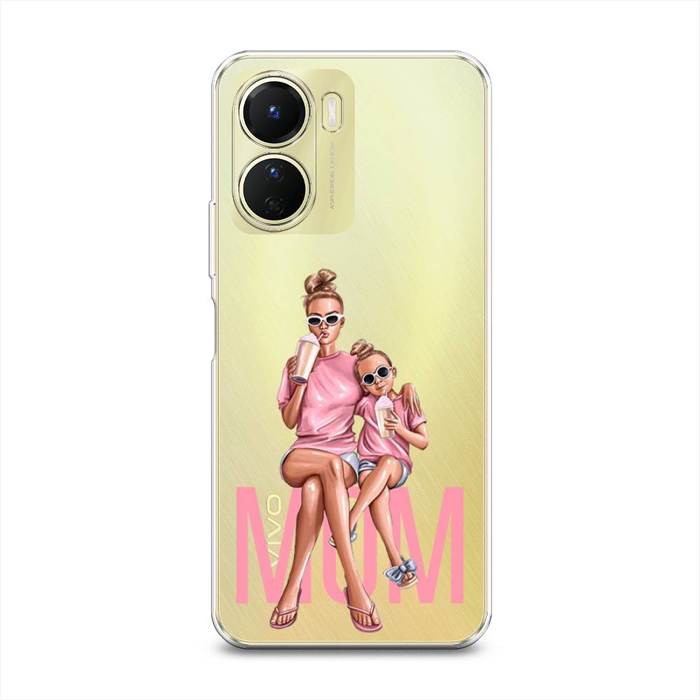 

Чехол Awog на Vivo Y16 "Lovely mom", Бежевый;розовый;прозрачный, 267850-7