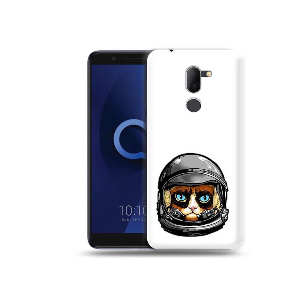

Чехол MyPads Tocco для Alcatel 3X кот космонавт (PT112114.674.400), Прозрачный, Tocco