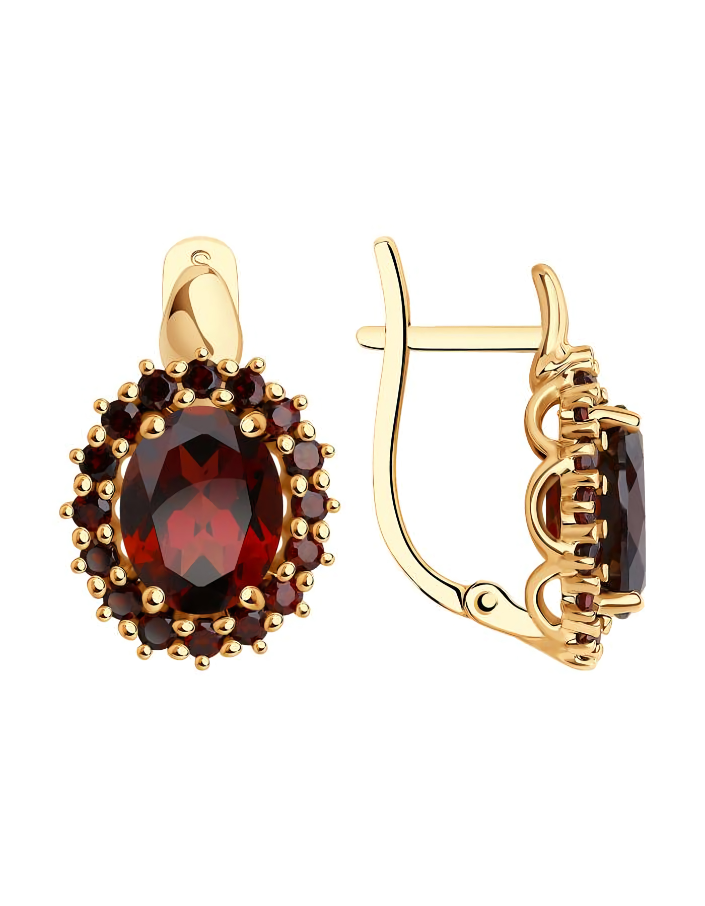 

Серьги из золота TEO MAORI 9725600, гранат, 9725600