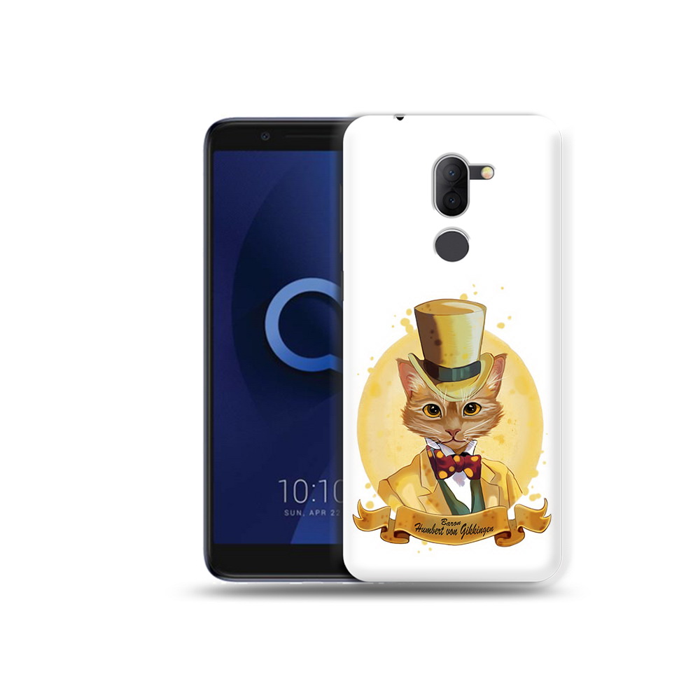 

Чехол MyPads Tocco для Alcatel 3X кот юрист (PT112114.674.401), Прозрачный, Tocco
